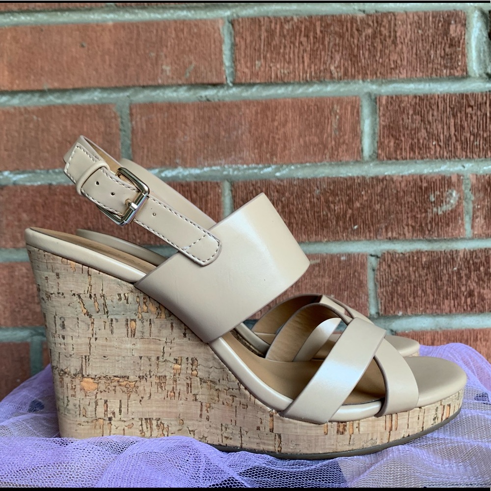 Strappy Wedge Heel Sandals